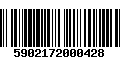 Código de Barras 5902172000428