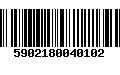 Código de Barras 5902180040102