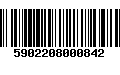 Código de Barras 5902208000842