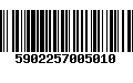 Código de Barras 5902257005010