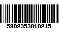 Código de Barras 5902353010215