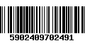 Código de Barras 5902409702491