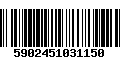 Código de Barras 5902451031150