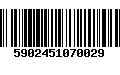 Código de Barras 5902451070029