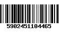 Código de Barras 5902451104465