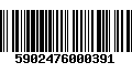 Código de Barras 5902476000391