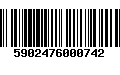 Código de Barras 5902476000742