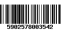 Código de Barras 5902578003542