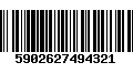 Código de Barras 5902627494321