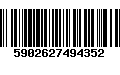Código de Barras 5902627494352