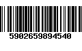 Código de Barras 5902659894540