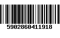 Código de Barras 5902860411918