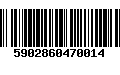 Código de Barras 5902860470014