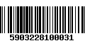 Código de Barras 5903228100031