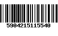 Código de Barras 5904215115540