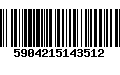 Código de Barras 5904215143512