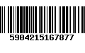 Código de Barras 5904215167877