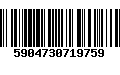 Código de Barras 5904730719759