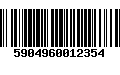 Código de Barras 5904960012354