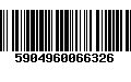 Código de Barras 5904960066326