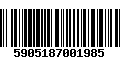 Código de Barras 5905187001985