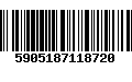 Código de Barras 5905187118720