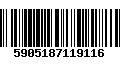 Código de Barras 5905187119116