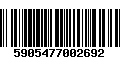 Código de Barras 5905477002692