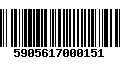 Código de Barras 5905617000151