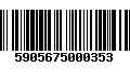 Código de Barras 5905675000353