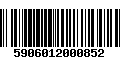 Código de Barras 5906012000852