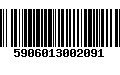 Código de Barras 5906013002091