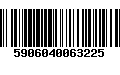 Código de Barras 5906040063225