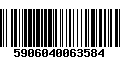 Código de Barras 5906040063584