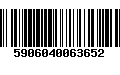 Código de Barras 5906040063652