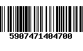 Código de Barras 5907471404700