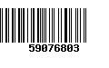 Código de Barras 59076803