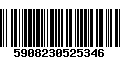 Código de Barras 5908230525346