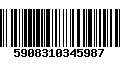 Código de Barras 5908310345987