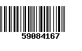 Código de Barras 59084167