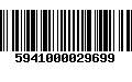 Código de Barras 5941000029699