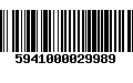 Código de Barras 5941000029989