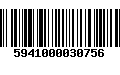 Código de Barras 5941000030756