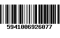 Código de Barras 5941006926077