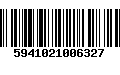 Código de Barras 5941021006327