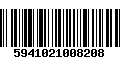 Código de Barras 5941021008208