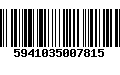 Código de Barras 5941035007815