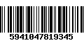 Código de Barras 5941047819345