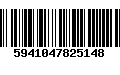 Código de Barras 5941047825148