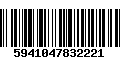 Código de Barras 5941047832221